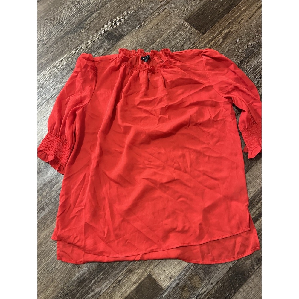 Who What Wear XS Red Blouse